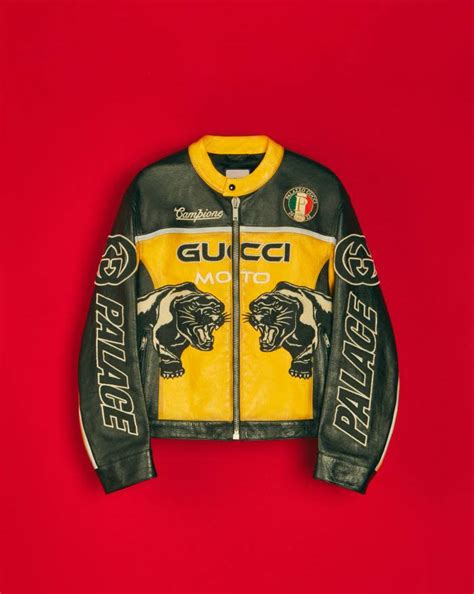 palace gucci leather jacket price|gucci leather jacket men's.